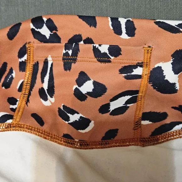 Fabletics Define PowerHold High-Waisted 7/8 Leopard Print Leggings Size 3X - Picture 16 of 16
